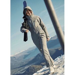 Free People All Prepped Ski Suit Greyed Olive NWT XL